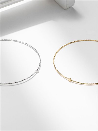 Pulseras de aro charm abalorio - Acero inoxidable 2