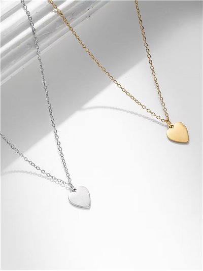 Collar corazón - Acero inoxidable