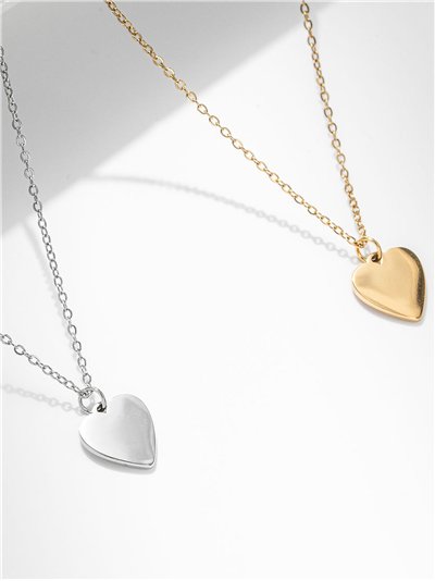 Collar corazón - Acero inoxidable 2