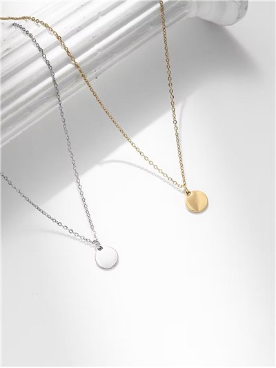 Collar medalla - Acero inoxidable