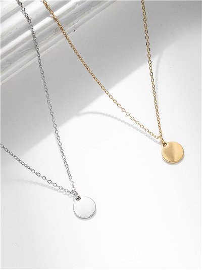 Collar medalla - Acero inoxidable 2