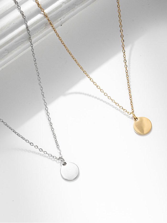 Collar medalla - Acero inoxidable