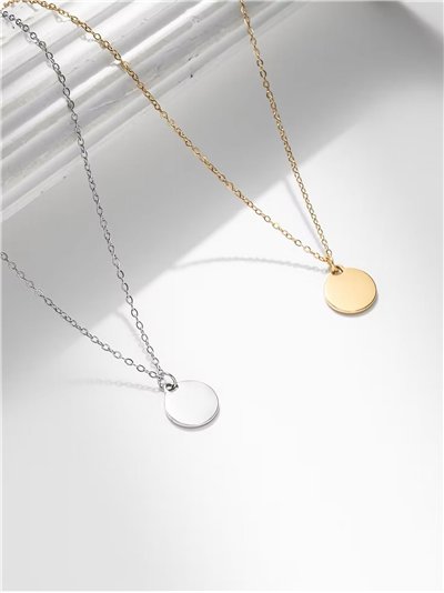 Collar medalla - Acero inoxidable