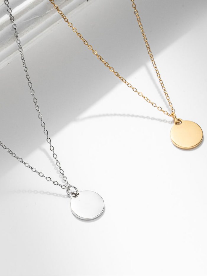 Collar medalla - Acero inoxidable