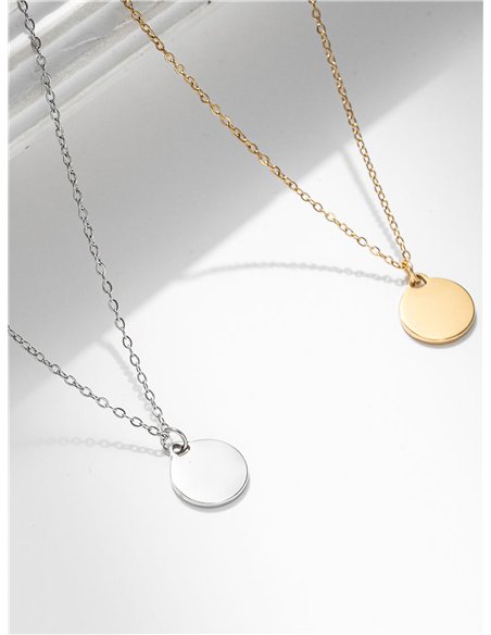 Collar medalla - Acero inoxidable