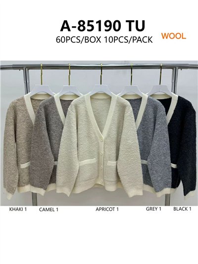 Chaqueta bicolor con botones 2