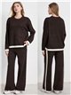Conjunto Jersey ribete contraste + Pantalón