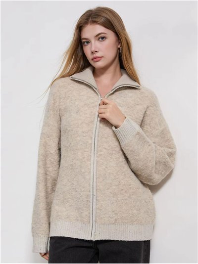 Chaqueta punto cremallera
