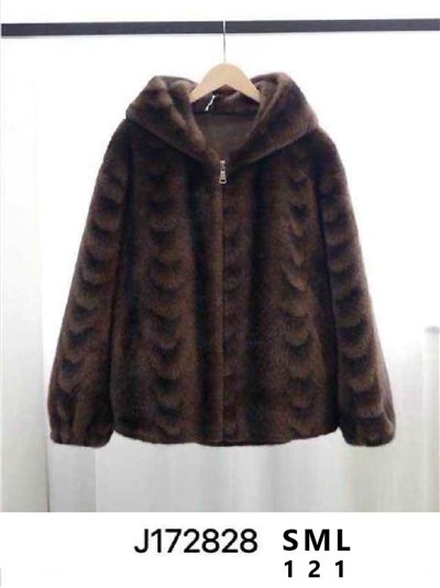 Abrigo pelo con capucha 2