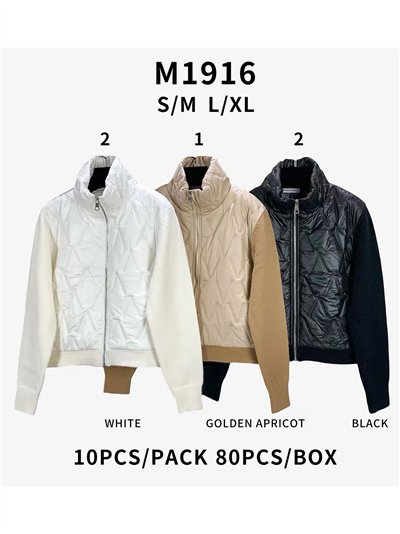 Chaqueta combinada acolchada 2