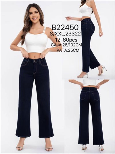 Jeans recto afelpado 2