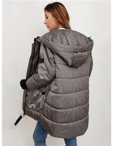 Anorak amplio capucha