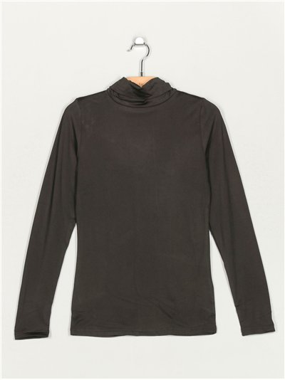 Camiseta polar cuello vuelto