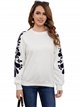 Sudadera manga bordada