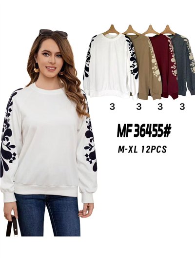 Sudadera manga bordada 2