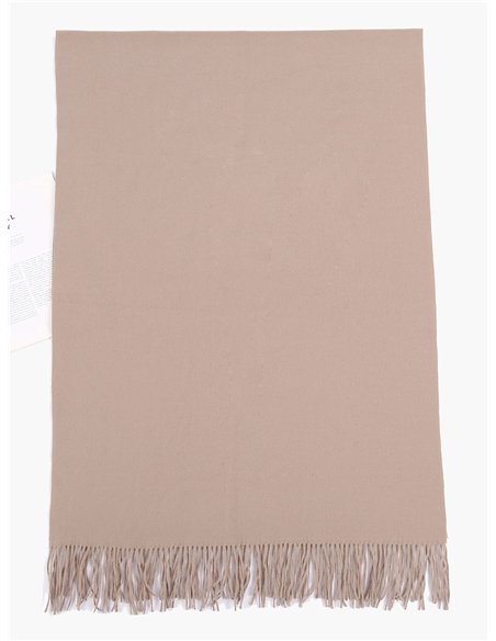 Bufanda clásica con flecos