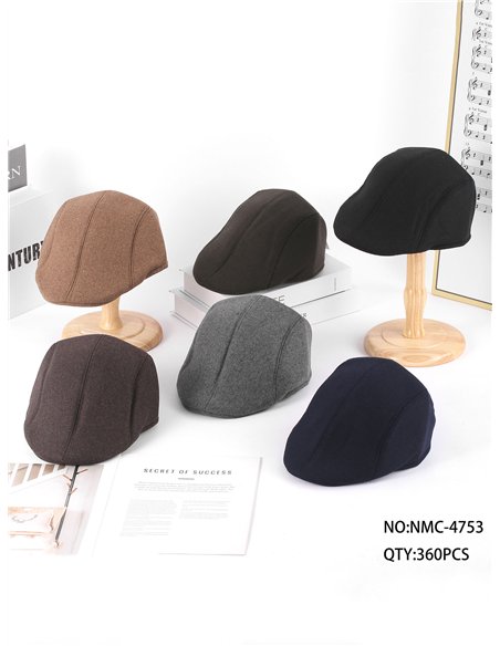 Gorra paño plana para hombre