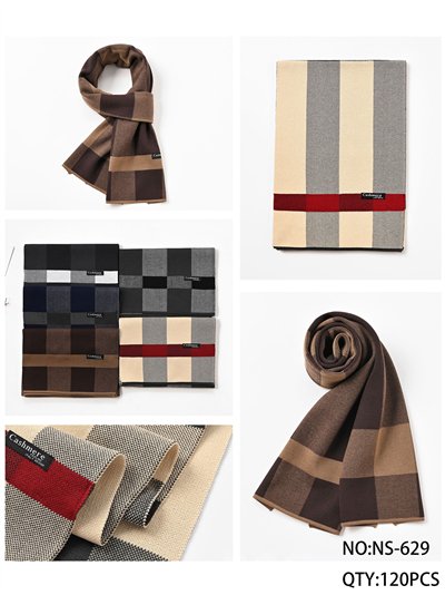 Bufanda cuadros para hombre 2