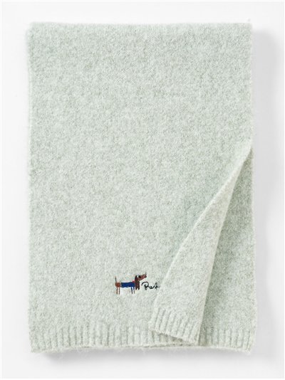 Bufanda bordado perro salchicha