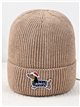 Gorro punto perro salchicha bordado