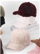 Gorra efecto pelo suave