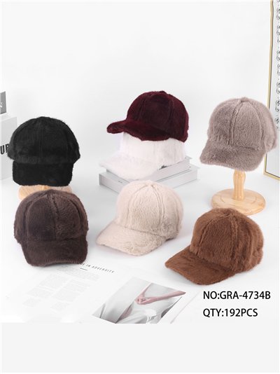 Gorra efecto pelo suave 2