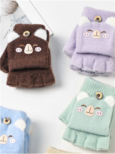 Guantes infantiles oso 2