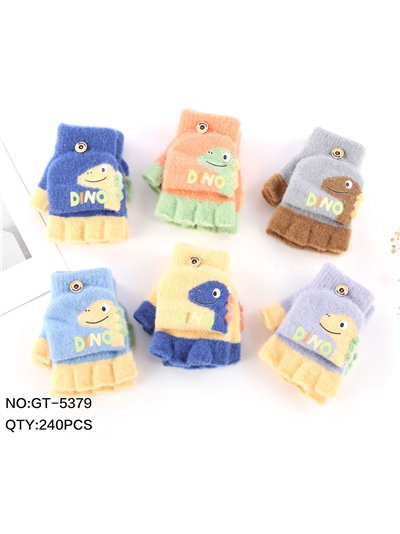 Guantes infantiles dinosaurio