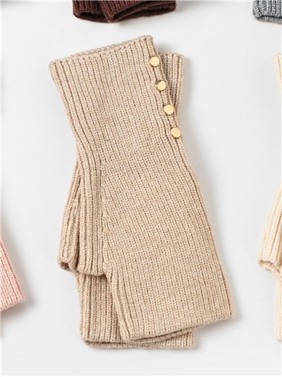 Mitones de punto con botones 2