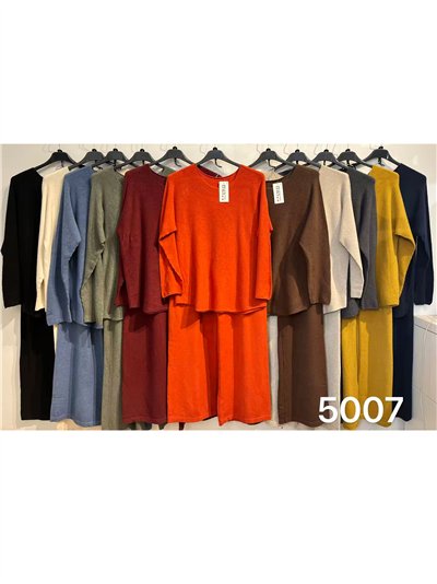 Conjunto Jersey redondo + Pantalón punto