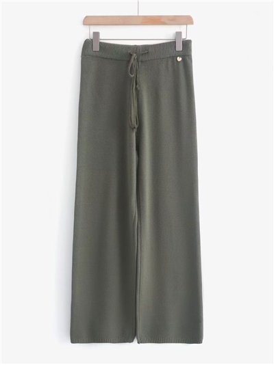 Pantalón punto recto con cordón