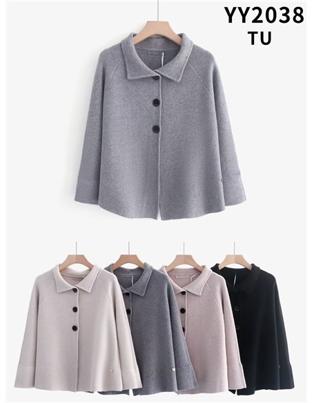 Chaqueta corta de punto