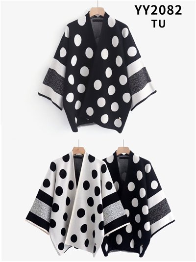 Kimono lunares de punto  2