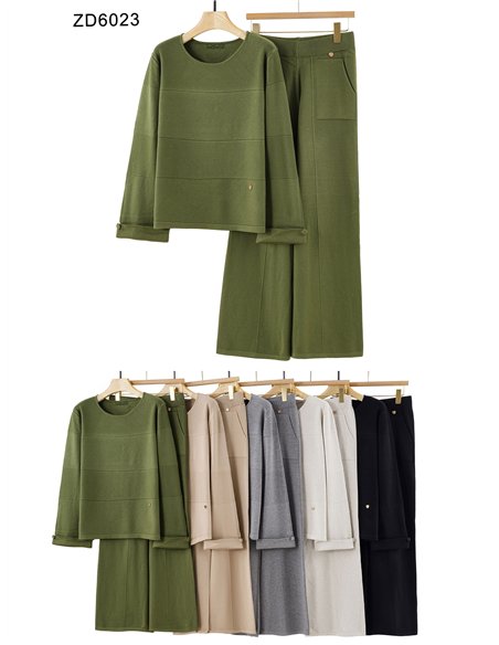 Conjunto Jersey franjas + Pantalón