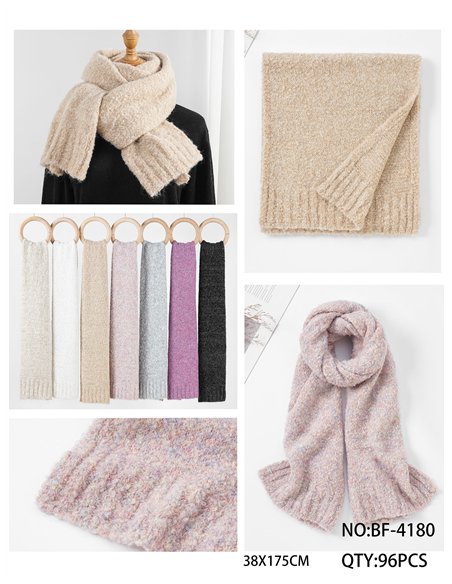 Bufanda bouclé suave