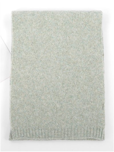 Bufanda punto liso tacto cachemira