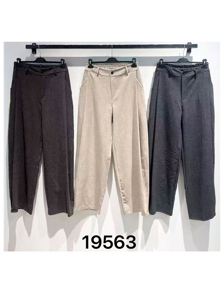 Pantalón recto pinzas