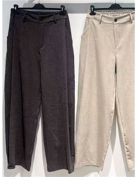 Pantalón recto pinzas