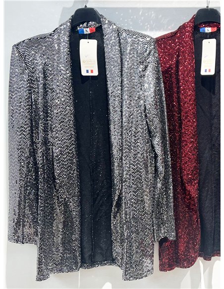 Blazer fiesta de lentejuelas