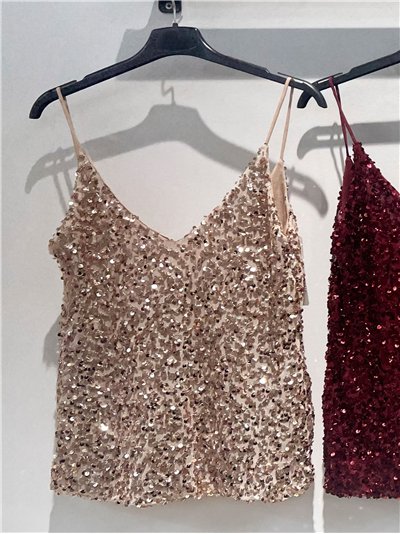 Top lencero fiesta de lentejuelas 2