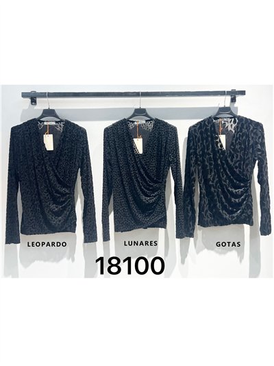 Draped velvet party top