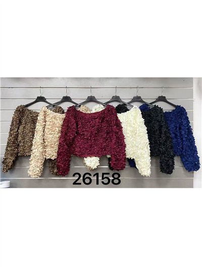 Blusa fiesta de tul flores con relieve