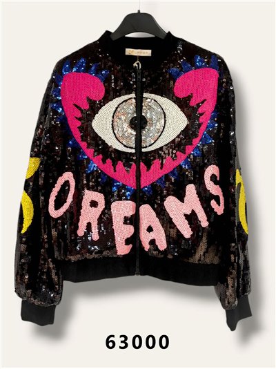 Bomber fiesta de lentejuelas