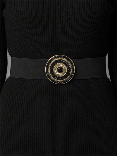 Cinturón elástico hebilla abalorios 2