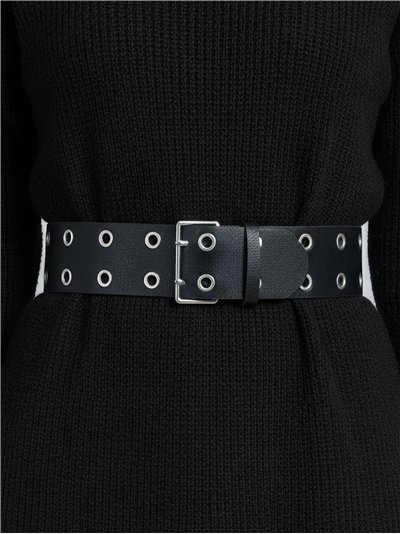 Cinturón ancho con ojales 2