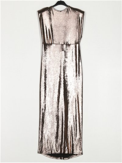 Vestido metalizado nudos 2