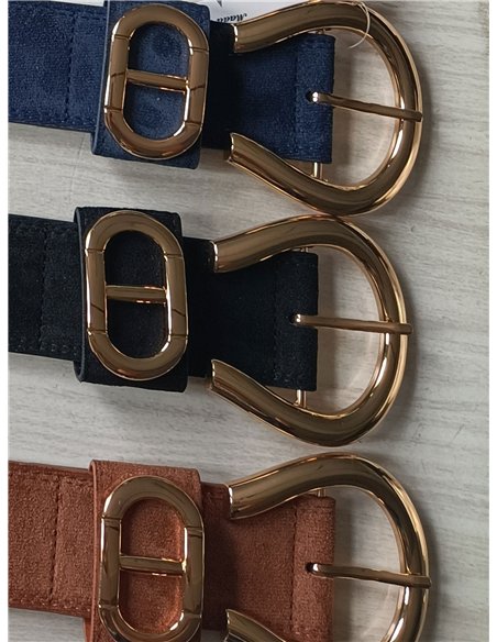 Cinturón efecto ante hebilla