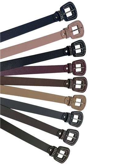 Cinturón hebilla tachas