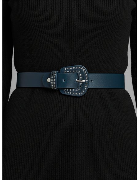 Cinturón hebilla tachas