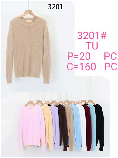 Jersey pelito suave cuello redondo 2